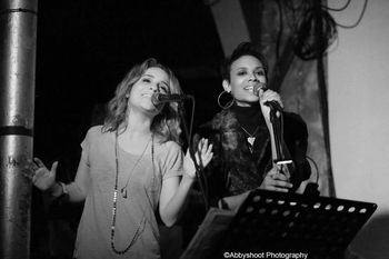 Interpreting Annie Lennox & David Bowie Show Jamila and Heather Donovan at the Dragonfly in Los Angeles, CA
