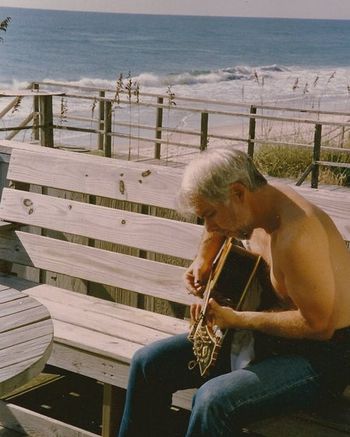 At Topsail Island, NC, October 1992
