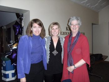 Me, Martha Councell-Vargas, and Kathy Borst Jones at Kable Chapel, Capital
