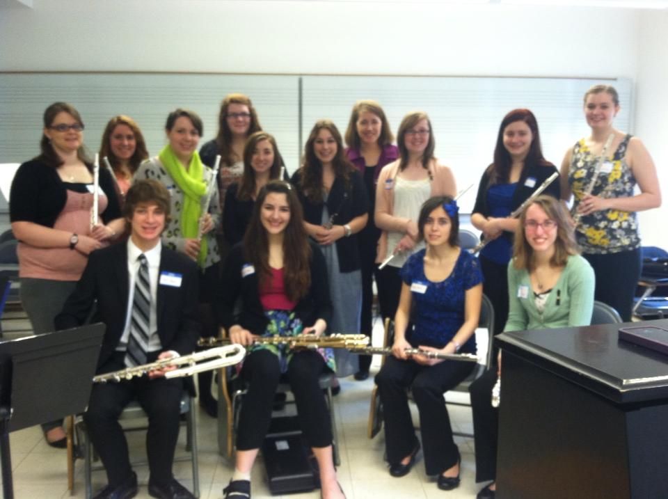 Capital University Flute Choir at COFA 2012