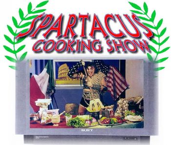 Spartacus cooking show,  the only roman gladiator cook
