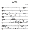 April - by Jeff Kinder Solo Piano Sheet Music