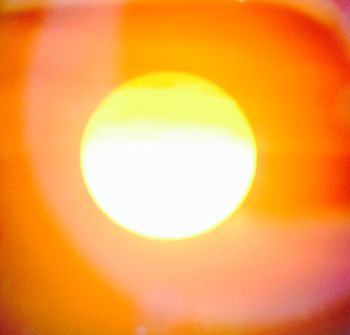 april2017ai Iphone image of Sun through Johns' telescope & solar filter
