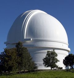 Palomar observatory located in Southern California