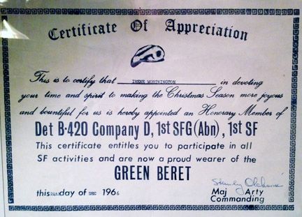 Green-Beret-Certificate-Irene-Baron
