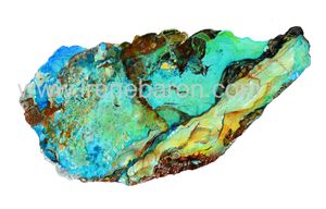 IRENE-BARON-AGATE-ART-TURQUOISE-WATERCOLOR-COLORED-PENCIL-24k-GOLD
