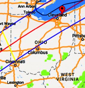 2024-OHIO-MAP-FOR-TOTAL-SOLAR-ECLIPSE BY NASA