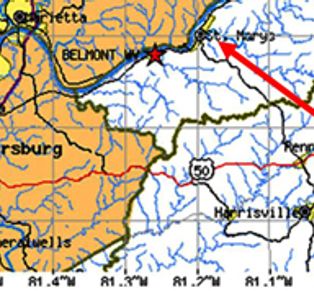 St. Marys to Pennsboror, West Virginia