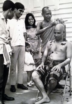 BUDDHIST-MONK-CANDIDATE-HAVING-HEAD-SHAVED