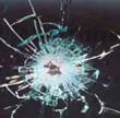 BULLET-HOLE-IN-LAMINATED-GLASS