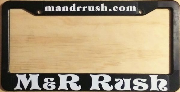 M&R Rush License Plate