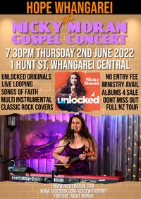 Unlocked variety community Gospel concert with Nicky Moran