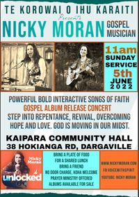 Unlocked album release concert at Te Korowai O Ihu Karaiti Church