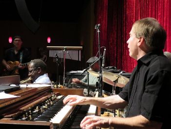 Recording a new, live CD, "Ticket To Ride," with the Mel Brown B-3 Organ Group
