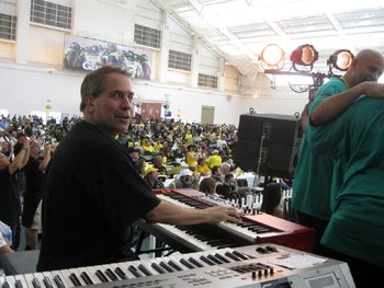 With Soul Vaccination at an Oregon Ducks pregame event
