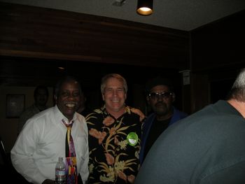 Backstage at the Britt Festival with Motown royalty: Mel Brown and the Funk Bros' Uriel Jones
