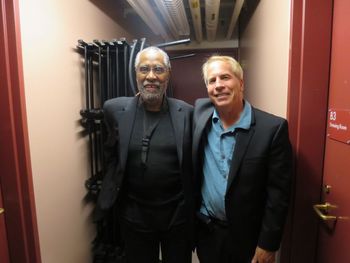 With Benny Maupin at the 9-5-14 American Music Program's fundraiser @ the Winningstad Theater
