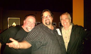 The Three Amigos--aka, me, JD Stubenberg, and the incredible Joey deFrancesco
