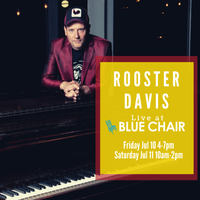 Rooster Davis at the Blue Chair Cafe