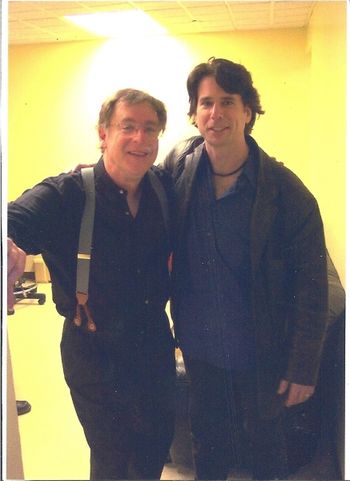With John Sebastian (backstage at the Little Theater, Westchester, NY)
