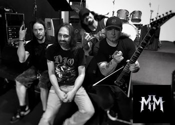 L to R: Ron Lipnicki (Drums), Mike LePond (Bass), Marc Lopes (Vocals), Metal Mike (Guitars)
