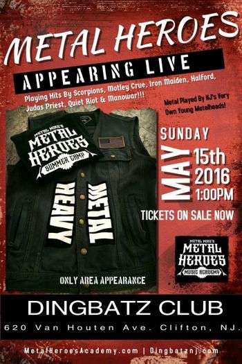 MH_2016 Metal Heroes Spring Workshops - 4th Year Of Metal Madness!
