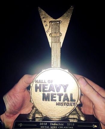 2018 Hall Of Heavy Metal History Induction.

