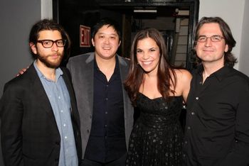 One of my favorite bands. l to r: Tommy Crane, Marco Paguia, Lindsay Mendez, Pete Donovan.
