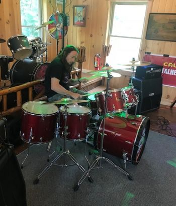 MH18 Master Drummer Ronnie Lipnicki (Overkill, Whiplash, Metal Mike, Vessel Of Light) Performing An Awesome Clinic For The Campers.
