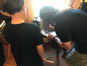 MH23 Ronnie Lipnicki Signing Items For Campers. One Of The Great Things About The Camp Is That The Young Metalheads Get To Meet Their Heroes.
