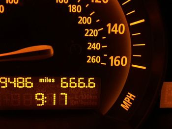 You Know It's A Metal Camp When Your Odometer Reads ... Yes, This Happened Twice.
