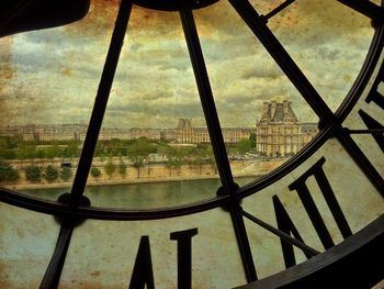 Taken from the clock-face inside the Museum de Orsay
