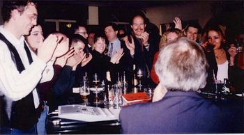 Dick Holler performing at the Splendid Bar in Zurich, Switzerland
