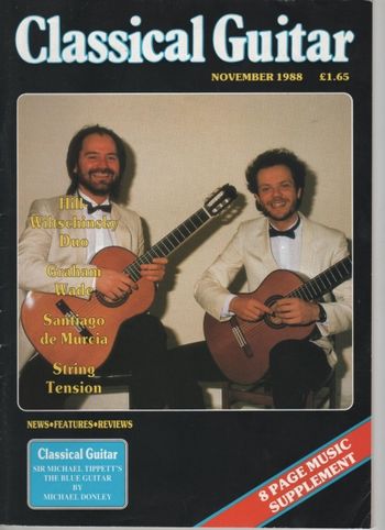 Front cover Classical Guitar Hill/Wiltschinsky
