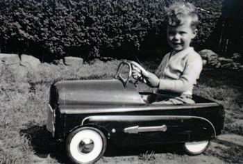 Robin with his first car
