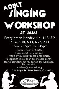 Adult singing workshop