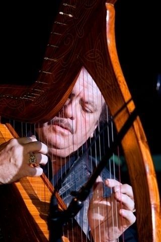 Ross performing with the Celtic Harp
