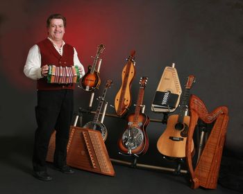 Ross with some of his period instruments
