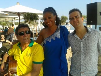 Jean-Yves Mestre, Jussanam and Max Miguel - Concert at Z Plage - Grand Hyatt Cannes Hotel Martinez -
