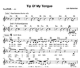 Tip Of My Tongue official sheet music