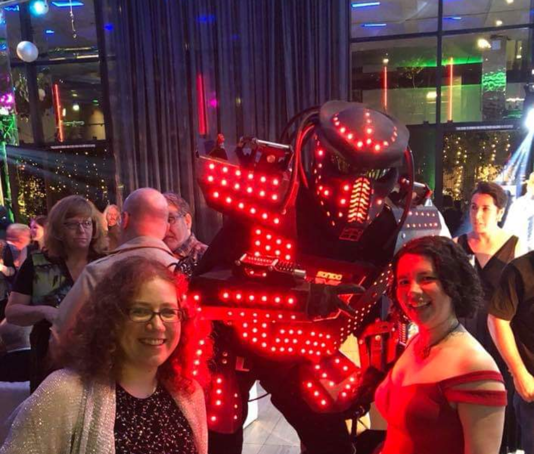 Me, Disco Predator, and Caroline M. Yoachim