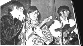 Poets in concert Jonesey, Butch, Bob, 1968
