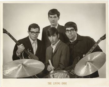 The Living Ends (1965) l to r Mike Dudelshik, David Fox (front), Larry Gonsky (back), Paul Blum
