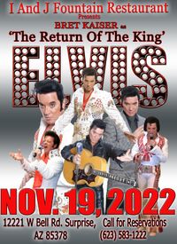 "ELVIS" - Return of the King at I and J's