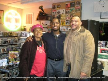 With My Wonderful Cousins, Jean, & Her Son, Mark, at My Show at The Record Collector, in New Jersey.
