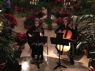 StrathSpan performing in the Biltmore House  for Candlelight Christmas 2019