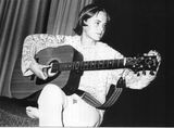 Nina Jo playing her 1968 Gibson Heritage in high school