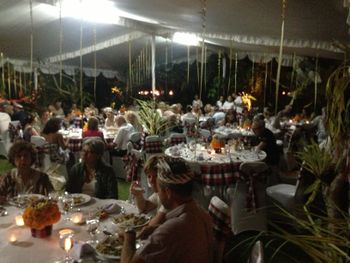 Banquet at Ubud Writers Festival
