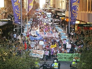 Refugee Rally in Sydney

