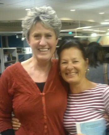 With Susi Touma after a talk at Randwick Library
